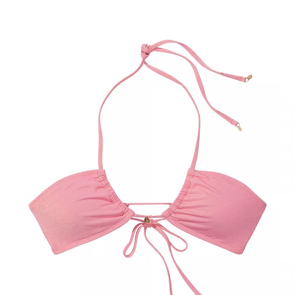 Pink Victoria’s Secret multi way bathing suit top